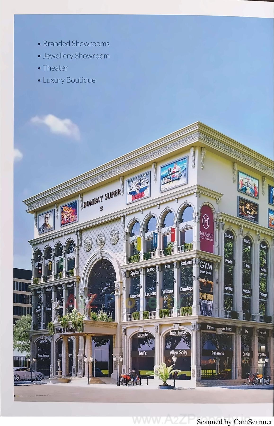 3D Elevation of real estate project Bombay Super Heights located at Rajkot, Rajkot, Gujarat