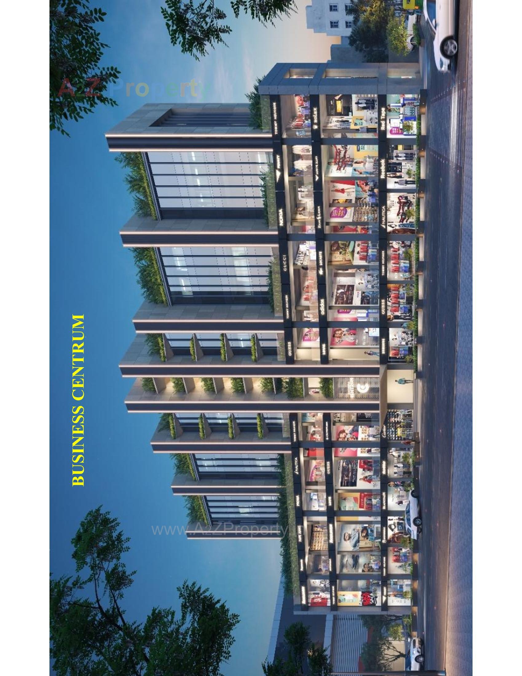 3D Elevation of real estate project Business Centrum located at Rajkot, Rajkot, Gujarat