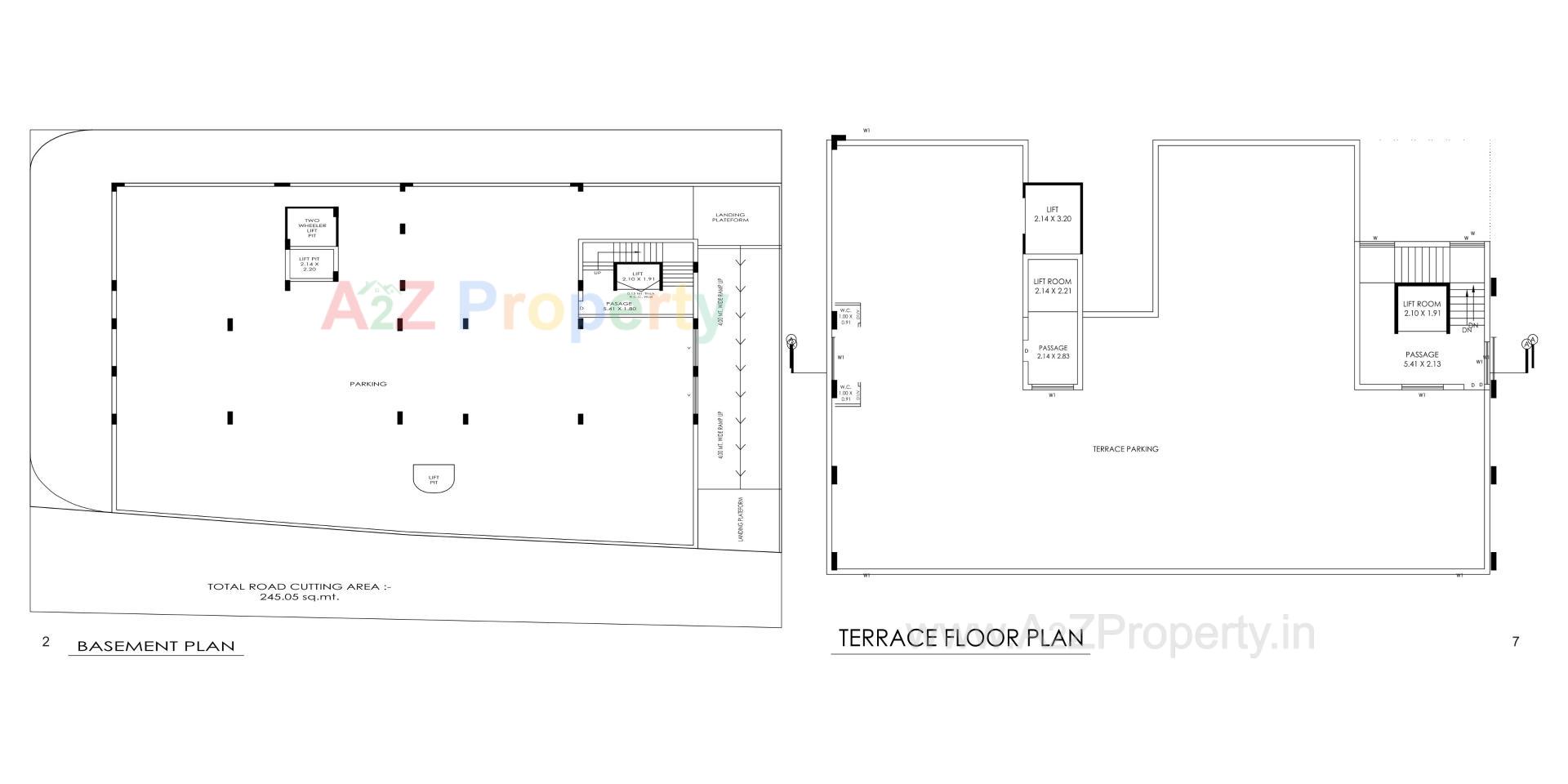 Layout of real estate project Business Empire located at Kothariya, Rajkot, Gujarat