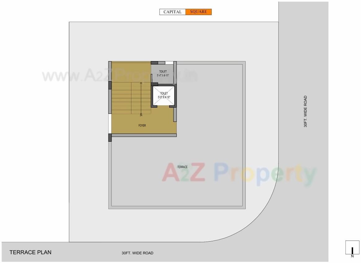 Layout of real estate project Capital Square located at City, Rajkot, Gujarat
