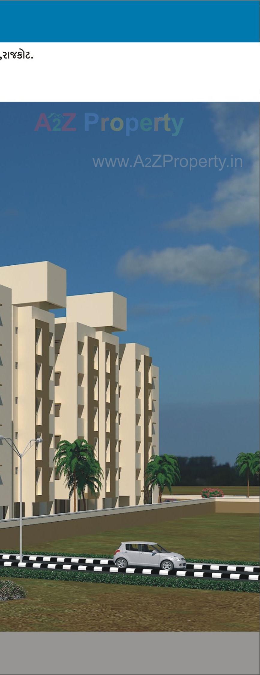 3D Elevation of real estate project Central Package  Fp 12b located at Rajkot, Rajkot, Gujarat