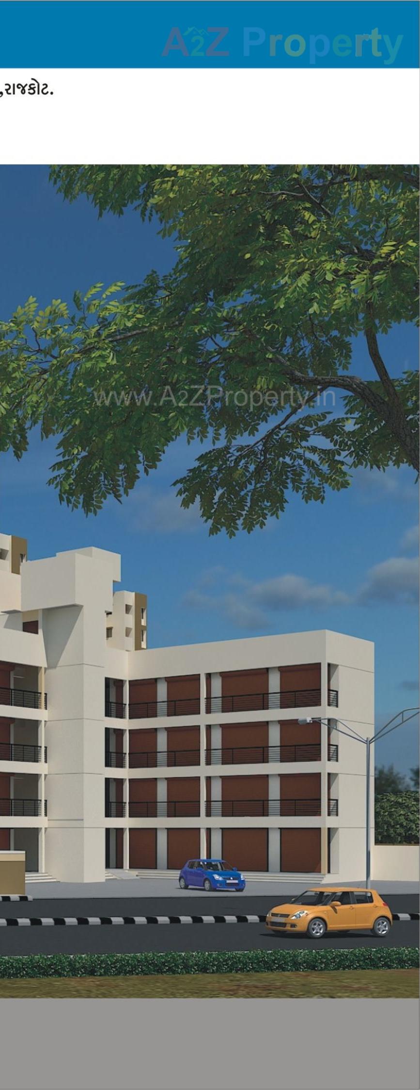 3D Elevation of real estate project Central Package  Fp 12b located at Rajkot, Rajkot, Gujarat
