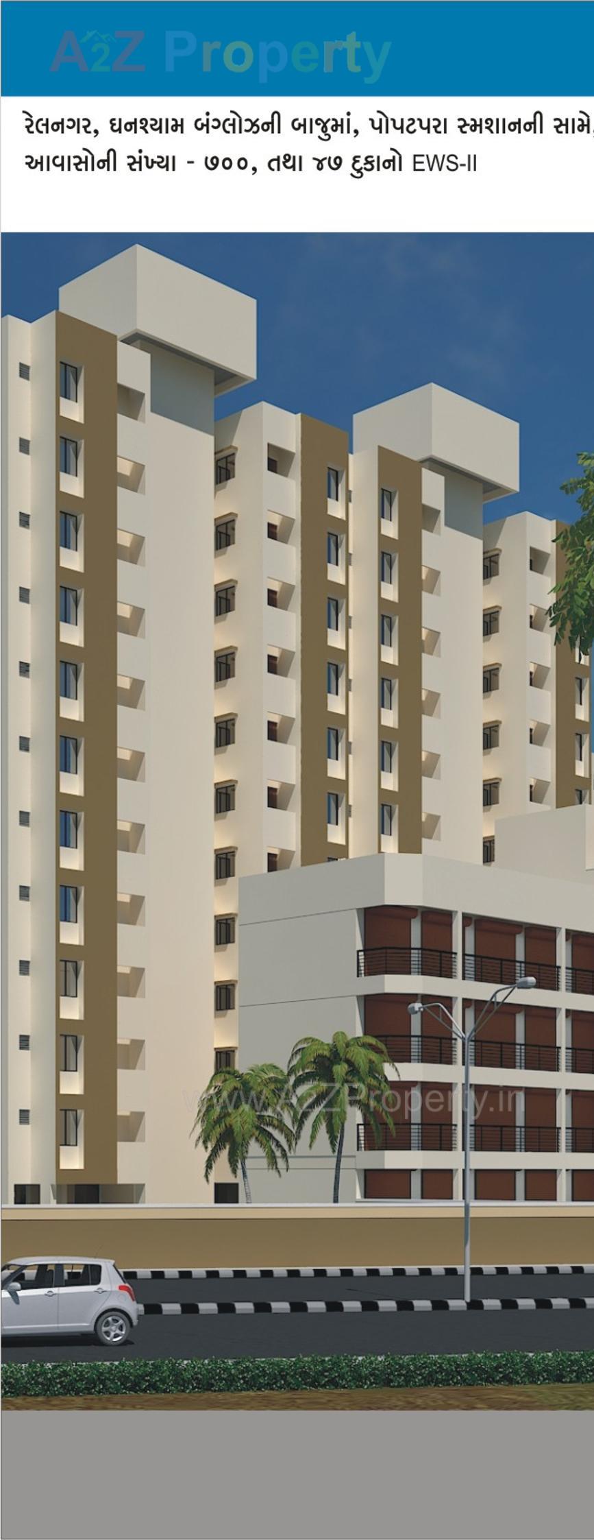 3D Elevation of real estate project Central Zone Package  Fp 12a located at Rajkot, Rajkot, Gujarat