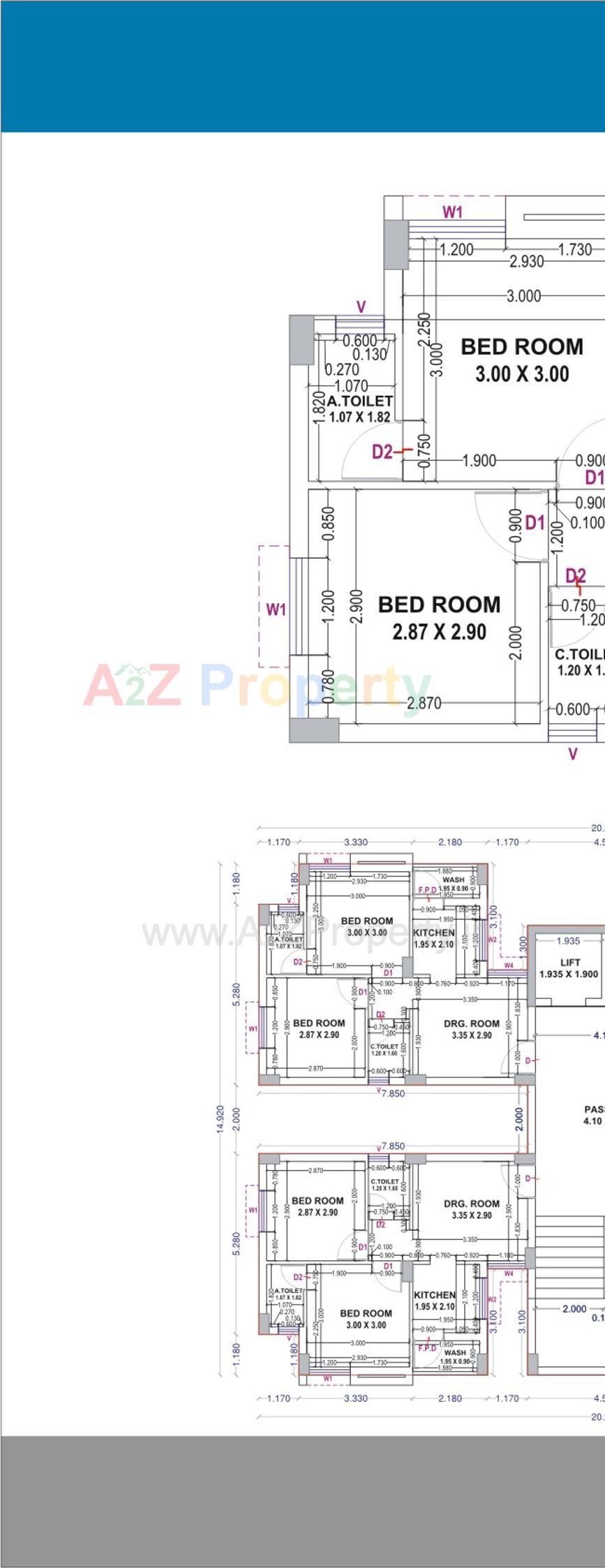 Layout of real estate project Central Zone Package  Fp 12a located at Rajkot, Rajkot, Gujarat
