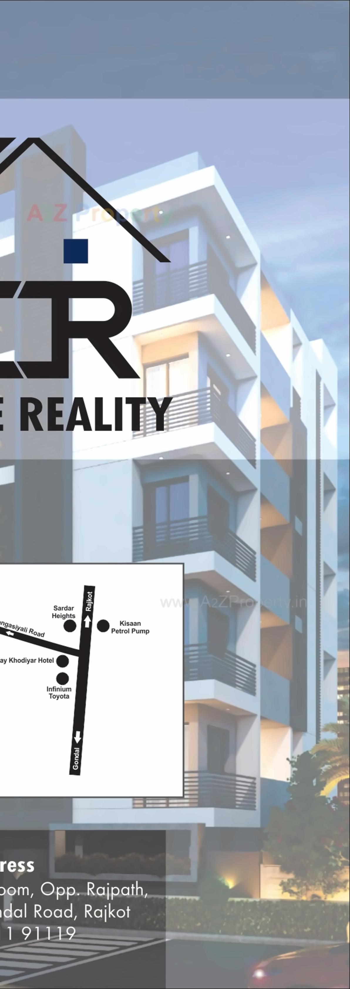 3D Elevation of real estate project Chaitanya located at Kangashiyali, Rajkot, Gujarat