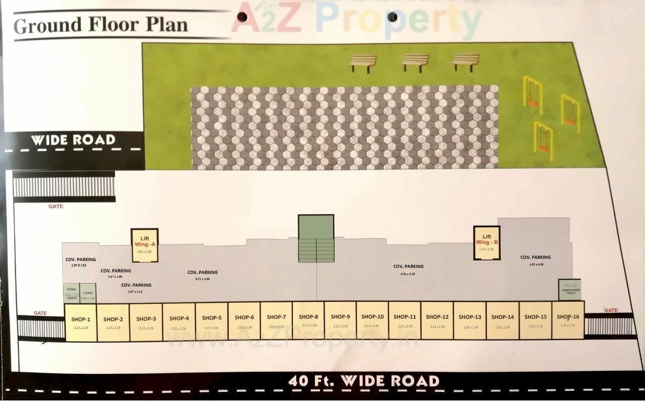 Layout of real estate project City located at Raiya, Rajkot, Gujarat