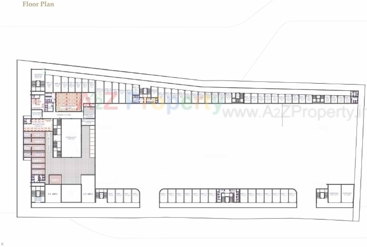 Layout of real estate project City Center located at Rajkot, Rajkot, Gujarat