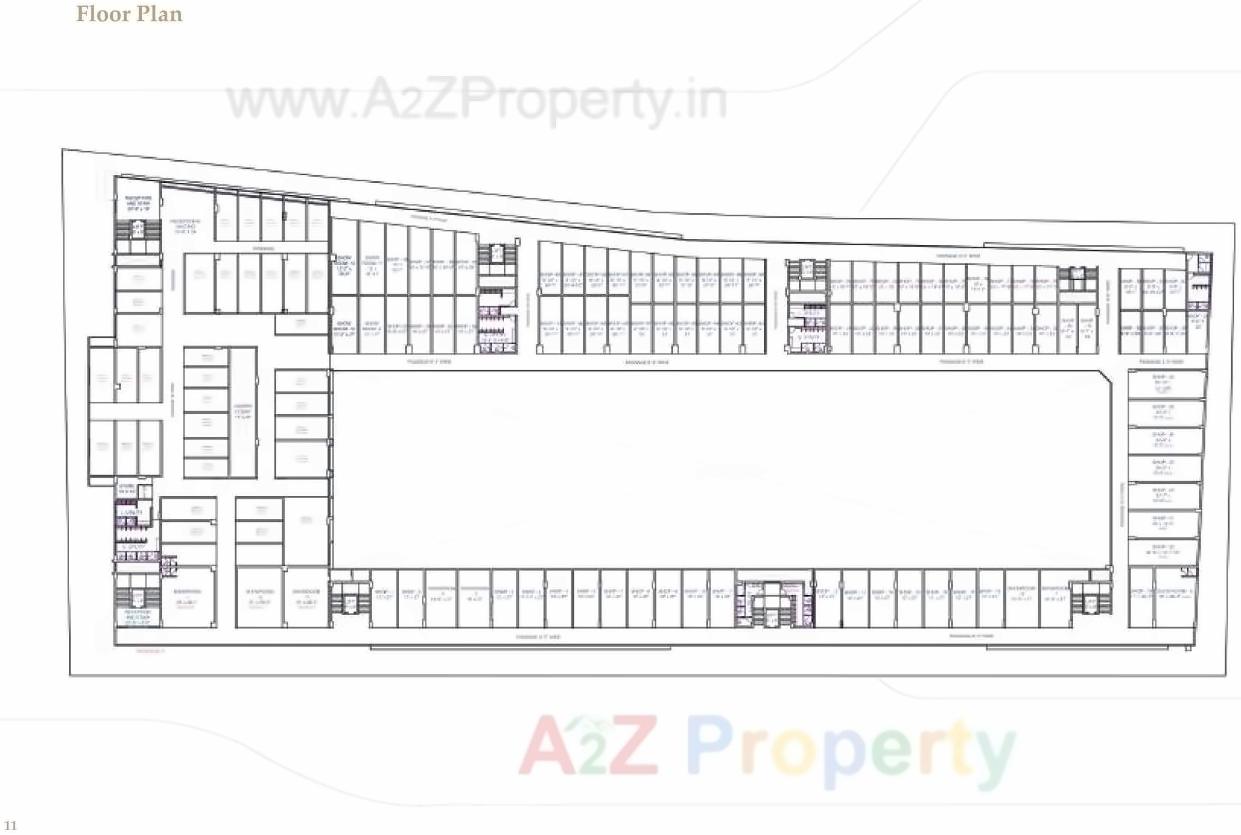 Layout of real estate project City Center located at Rajkot, Rajkot, Gujarat