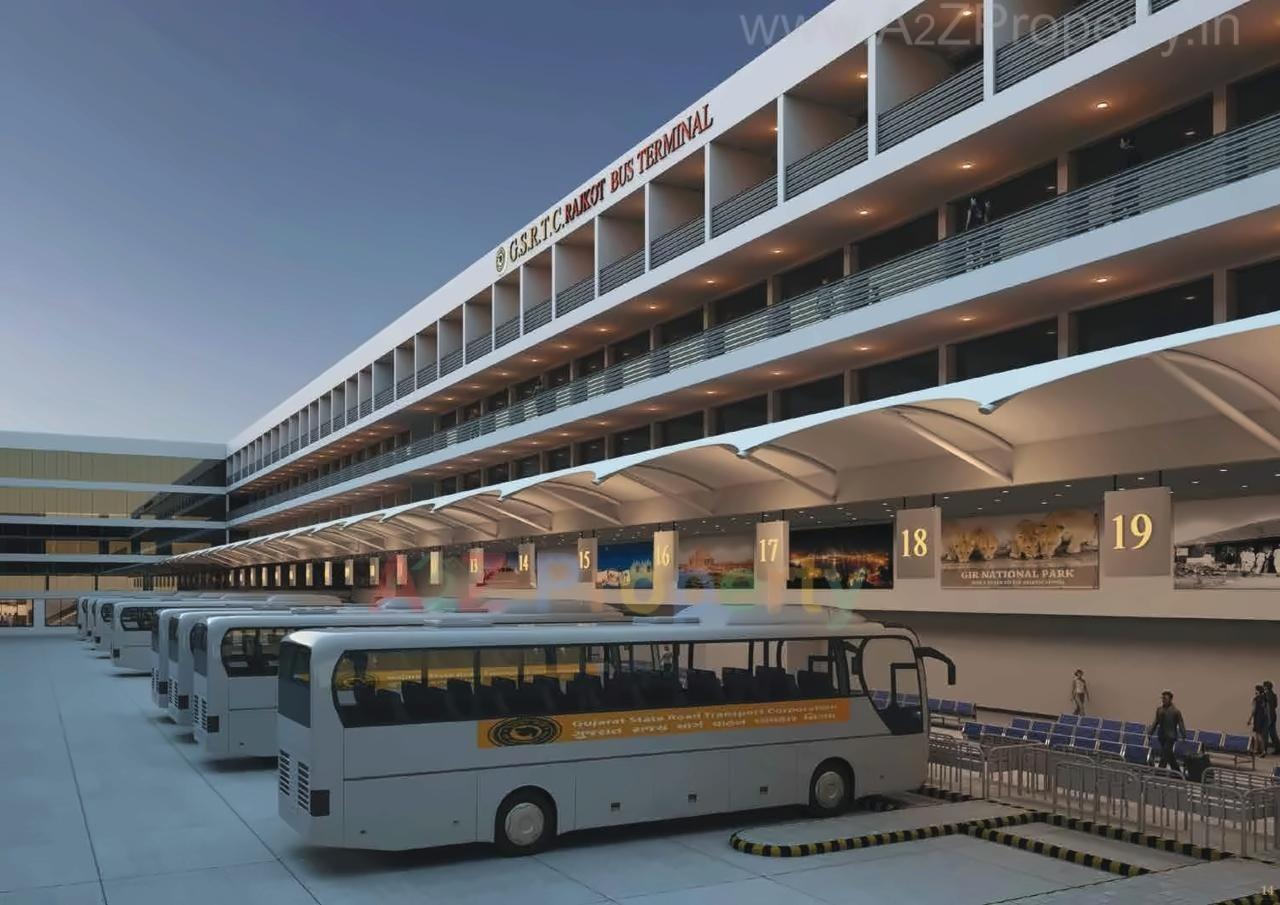 3D Elevation of real estate project City Center located at Rajkot, Rajkot, Gujarat