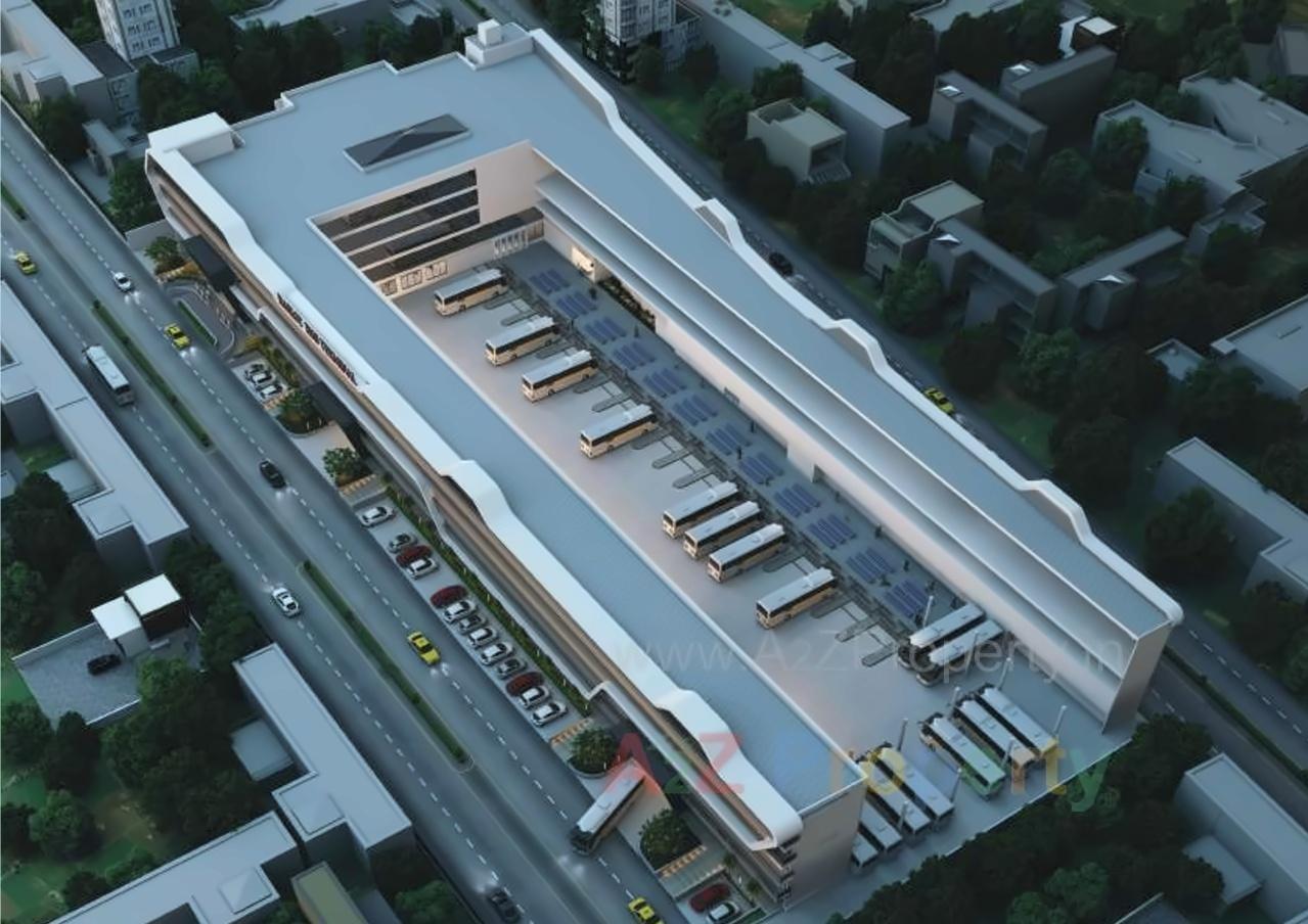 3D Elevation of real estate project City Center located at Rajkot, Rajkot, Gujarat