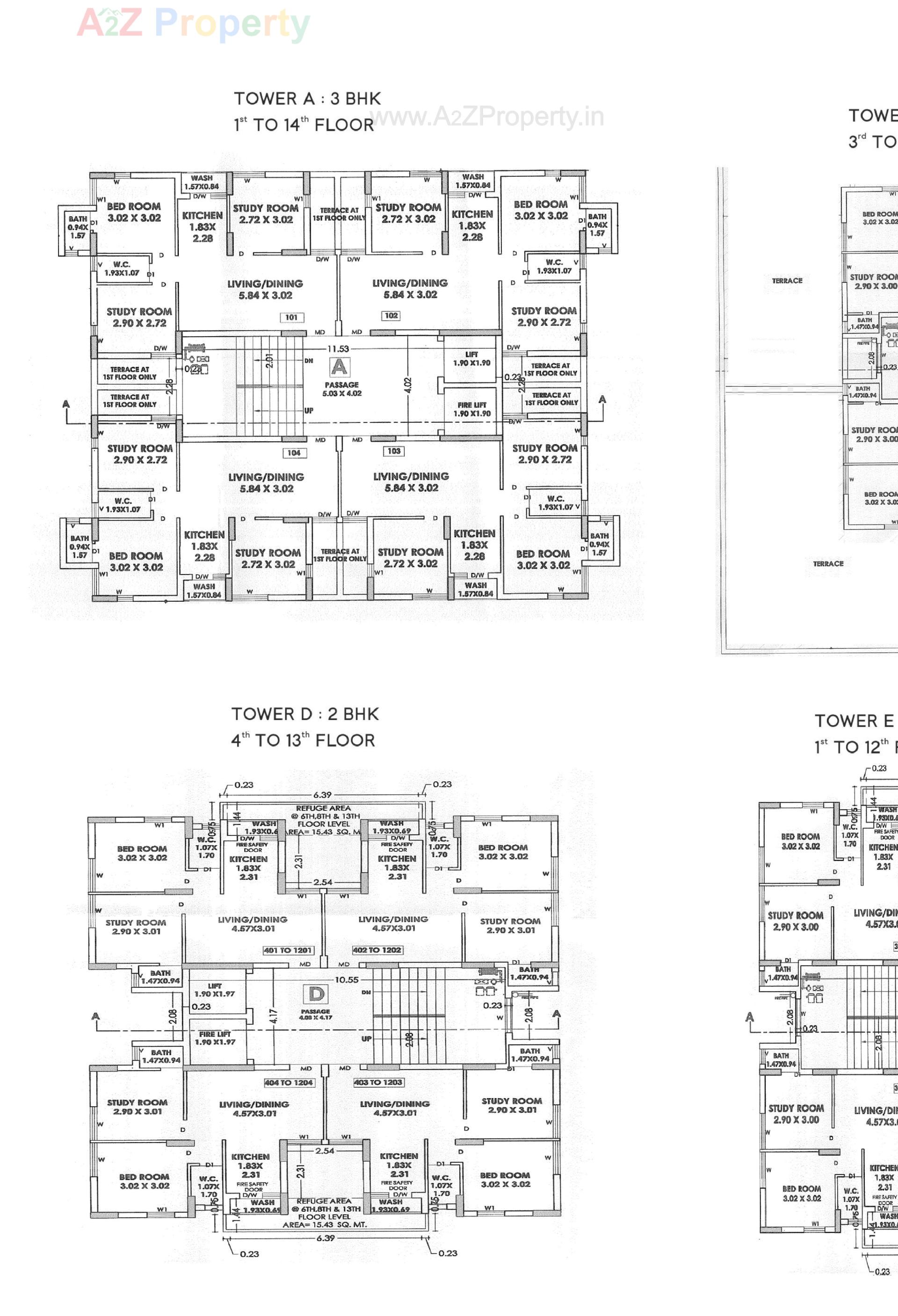 Layout of real estate project City Classic located at Mavdi, Rajkot, Gujarat