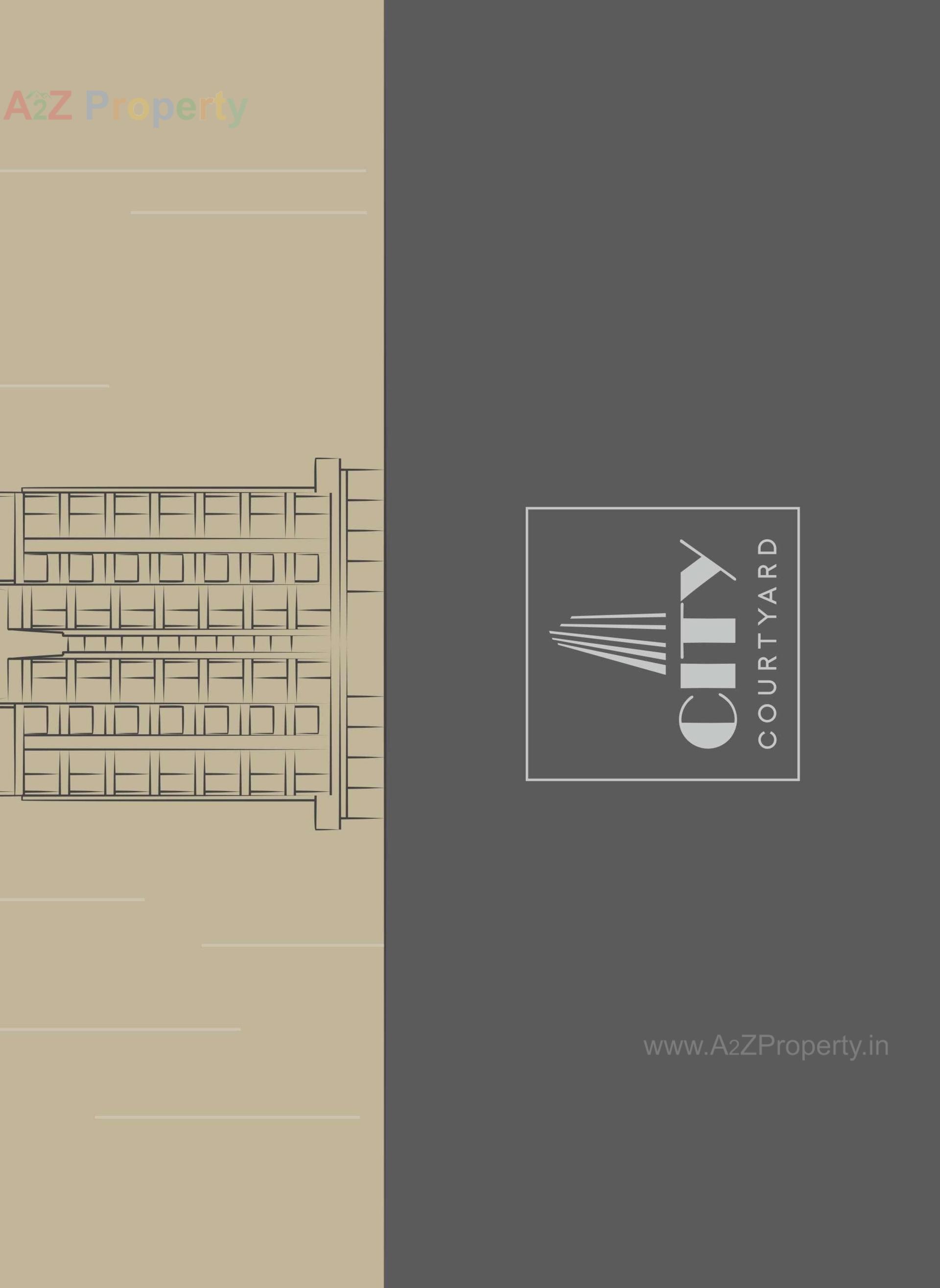 Layout of real estate project City Courtyard located at Nagar, Rajkot, Gujarat