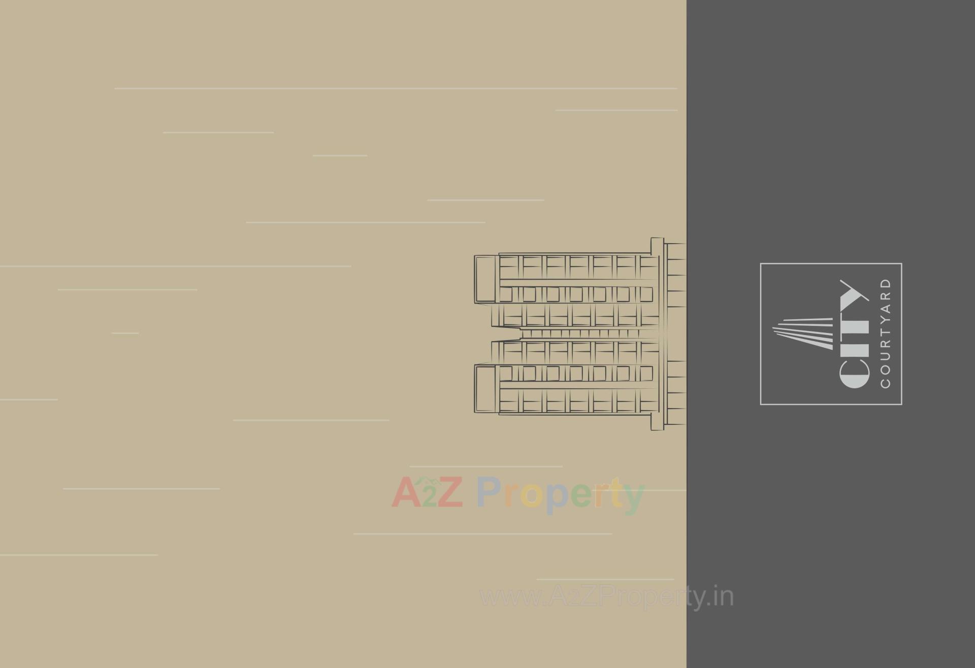 Layout of real estate project City Courtyard located at Nagar, Rajkot, Gujarat