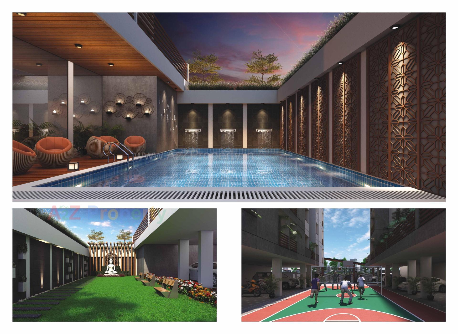 3D Elevation of real estate project City Elite located at Raiya, Rajkot, Gujarat