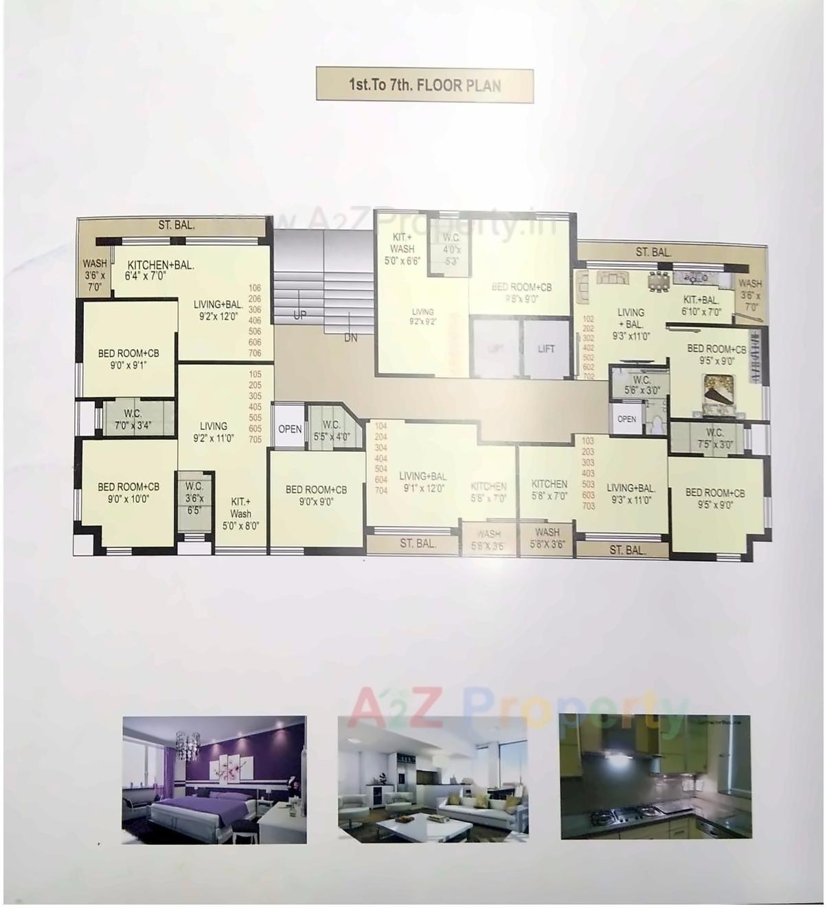Layout of real estate project City Empire located at Rajkot, Rajkot, Gujarat