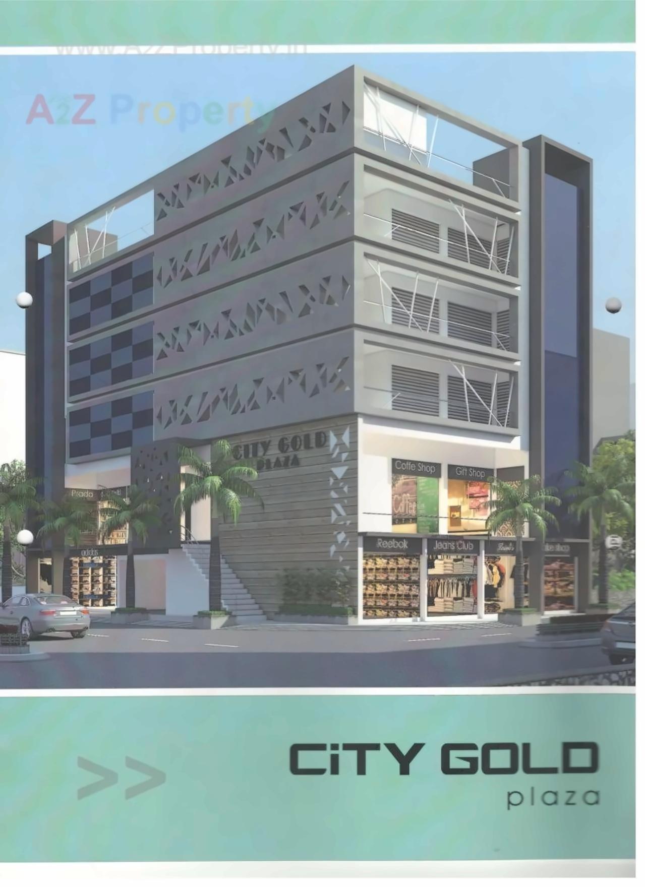 3D Elevation of real estate project City Gold Plaza located at Rajkot, Rajkot, Gujarat