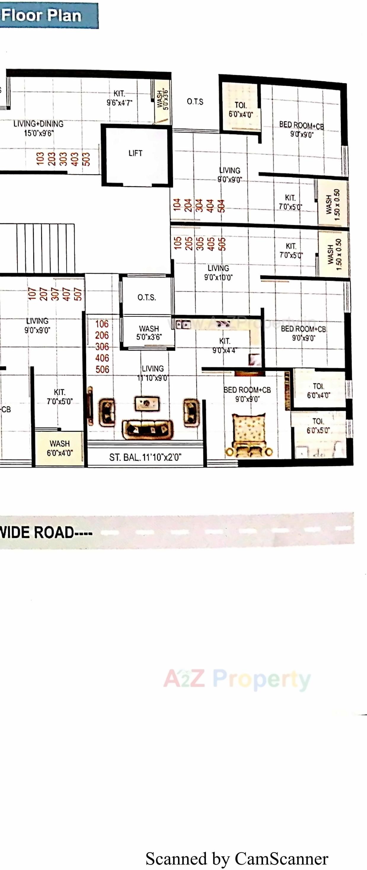 Layout of real estate project City Imperia located at Gondal, Rajkot, Gujarat