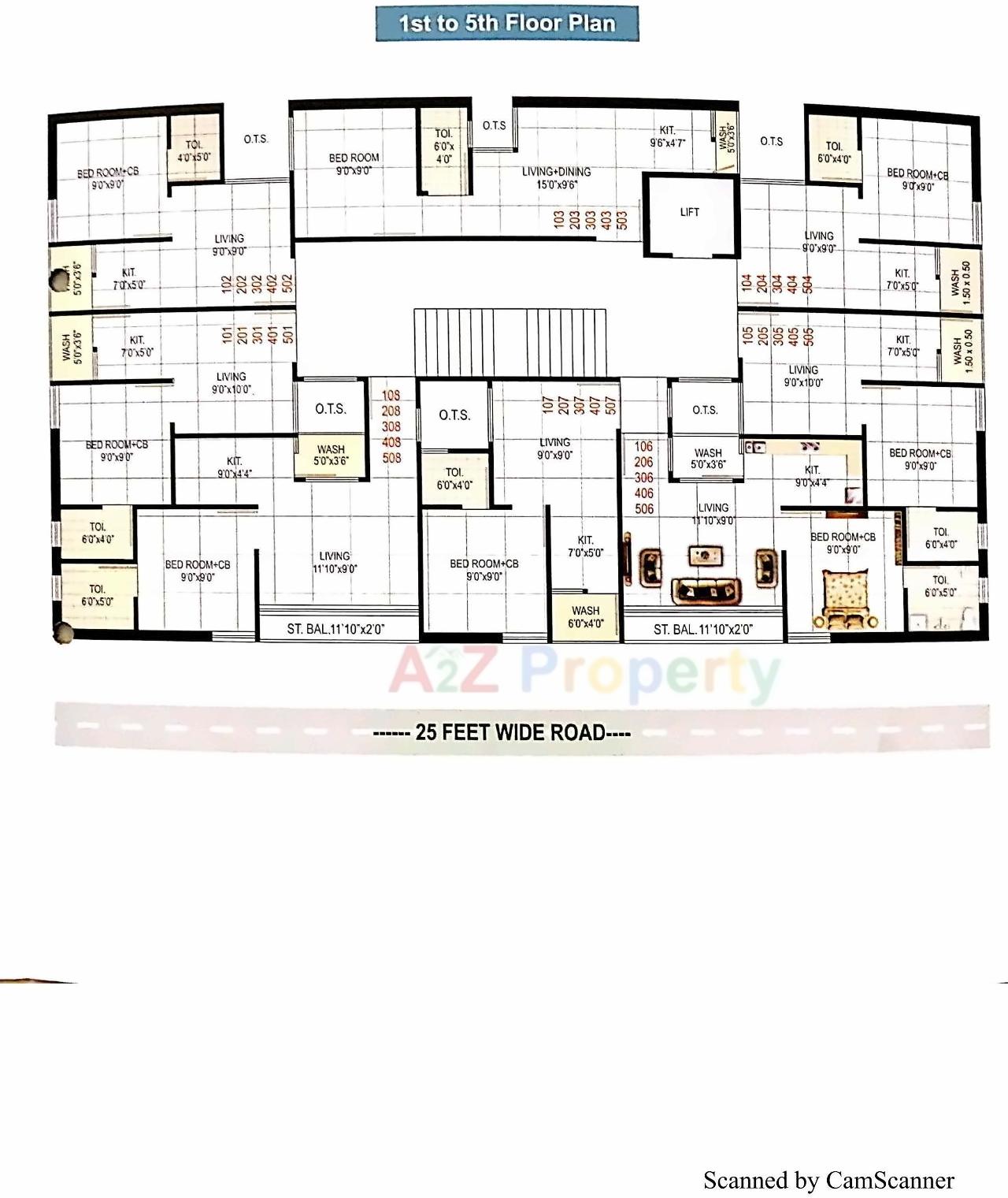 Layout of real estate project City Imperia located at Gondal, Rajkot, Gujarat