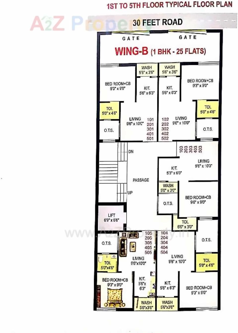 Layout of real estate project City One World located at Rajkot, Rajkot, Gujarat