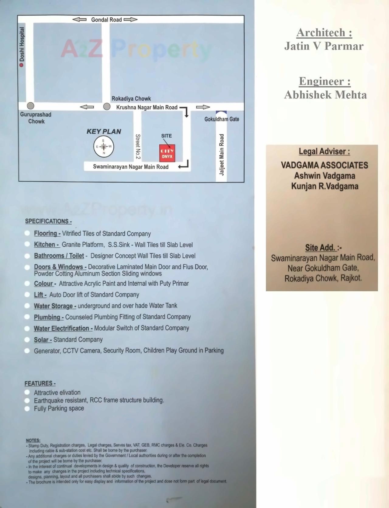  of real estate project City Onyx located at Mavdi, Rajkot, Gujarat