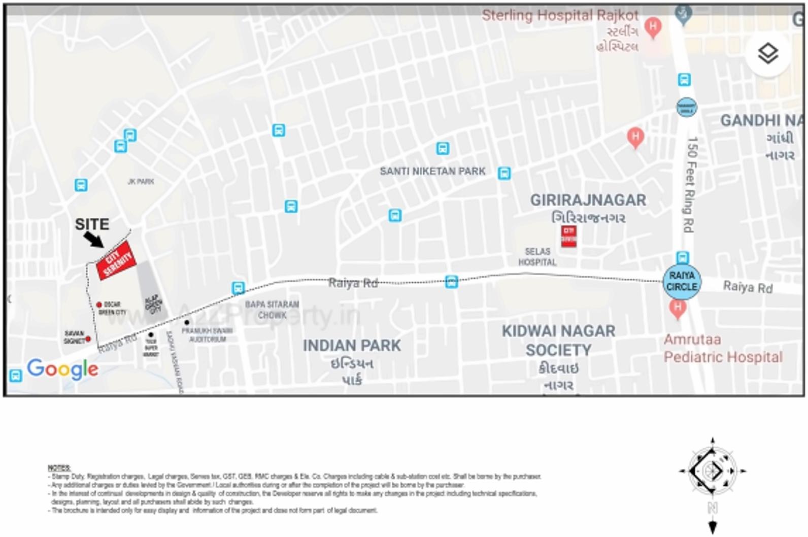  of real estate project City Serenity located at Raiya, Rajkot, Gujarat
