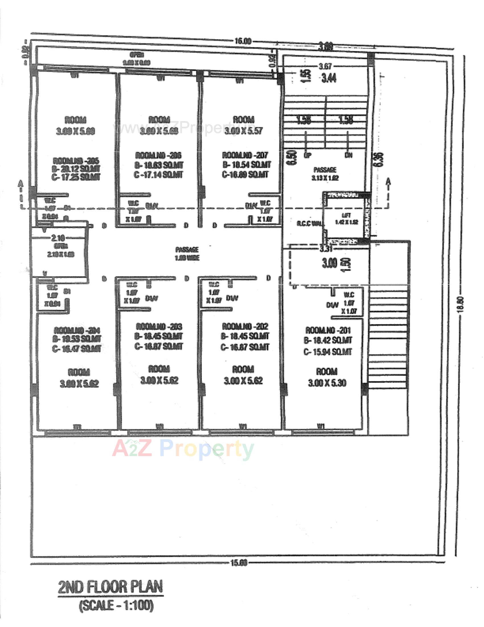Layout of real estate project City Shops located at Rajkot, Rajkot, Gujarat