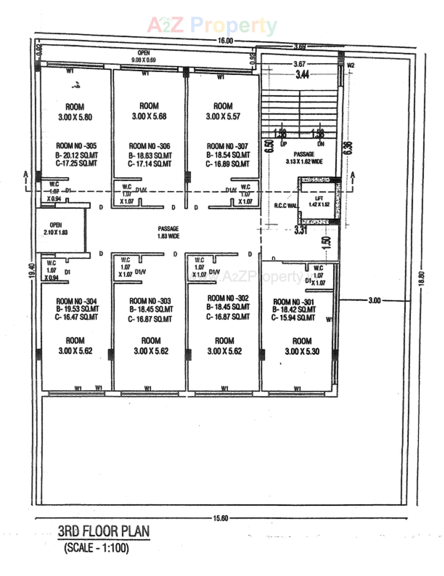 Layout of real estate project City Shops located at Rajkot, Rajkot, Gujarat
