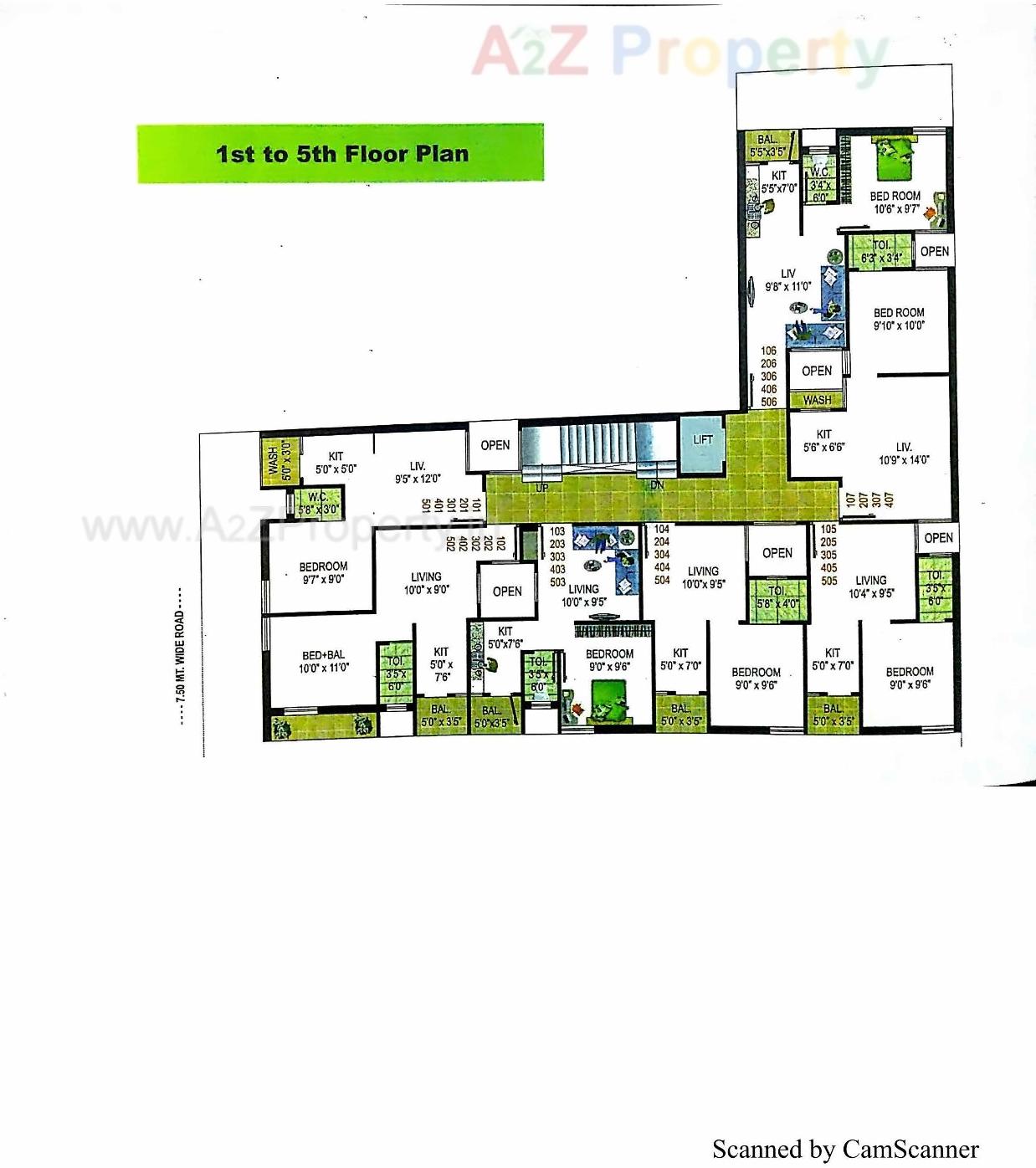 Layout of real estate project City Vista located at Rajkot, Rajkot, Gujarat