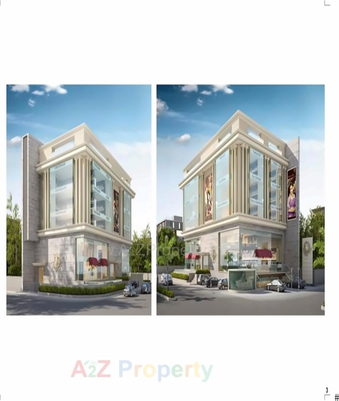 3D Elevation of real estate project Classic Gem located at Rajkot, Rajkot, Gujarat