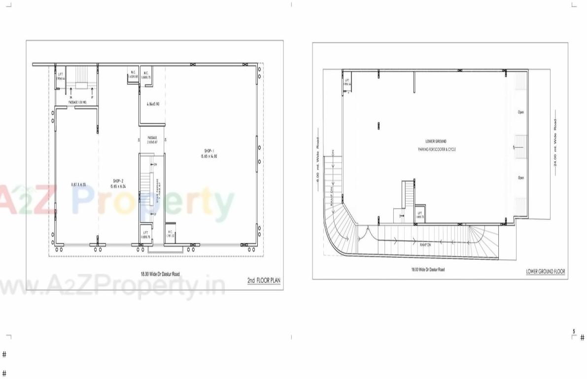 Layout of real estate project Classic Gem located at Rajkot, Rajkot, Gujarat