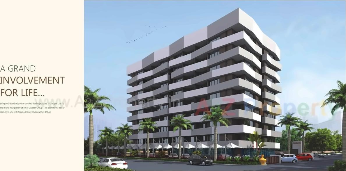 3D Elevation of real estate project Copper Classic located at Rajkot, Rajkot, Gujarat