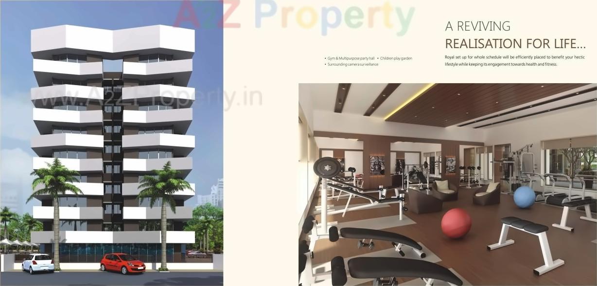 3D Elevation of real estate project Copper Classic located at Rajkot, Rajkot, Gujarat