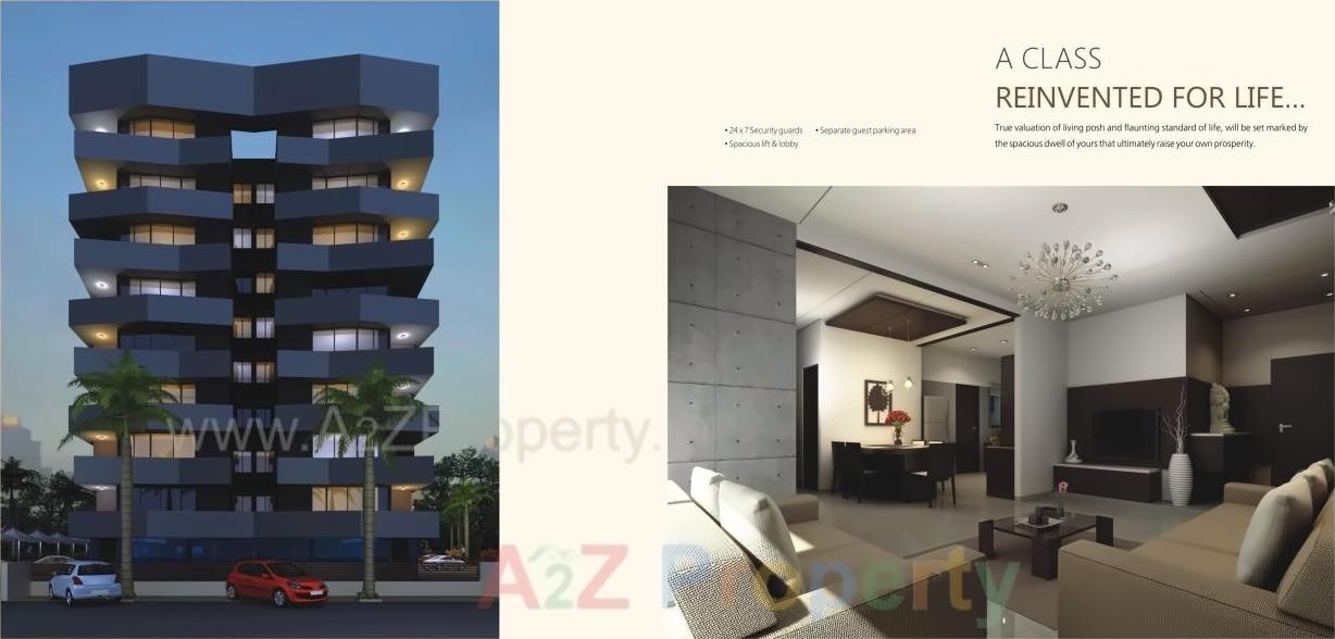 3D Elevation of real estate project Copper Classic located at Rajkot, Rajkot, Gujarat