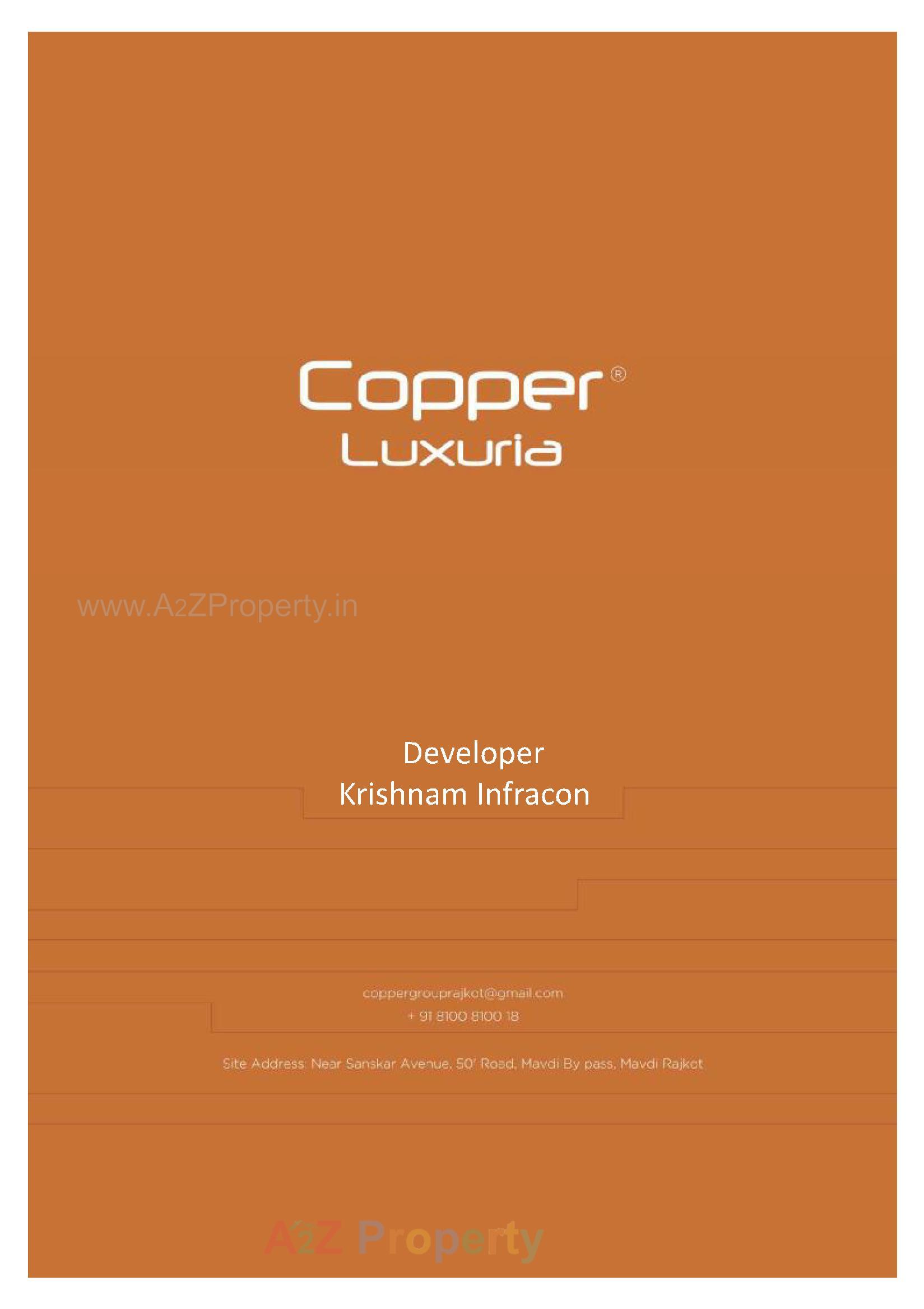  of real estate project Copper Luxuria located at Mavdi, Rajkot, Gujarat