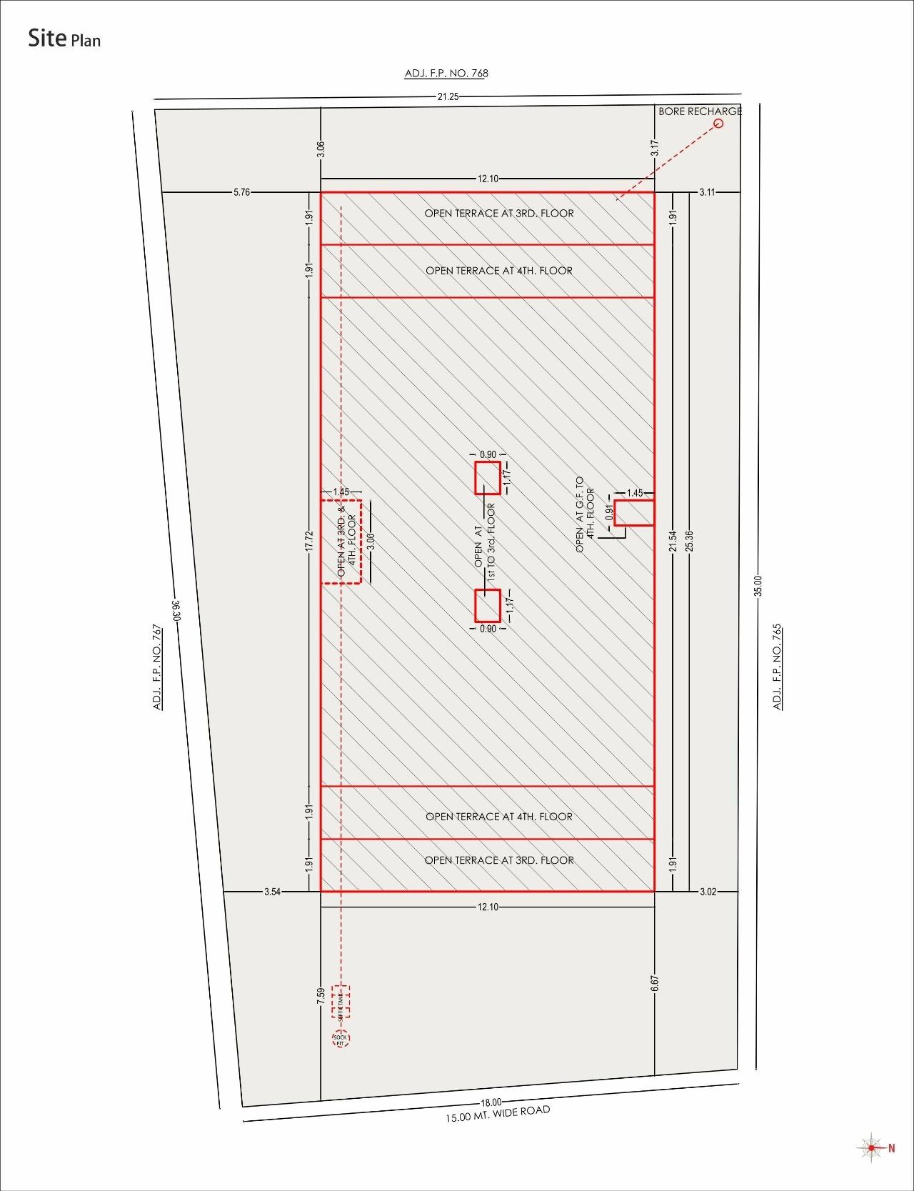  of real estate project Corporate Avenue located at Nana-mava, Rajkot, Gujarat