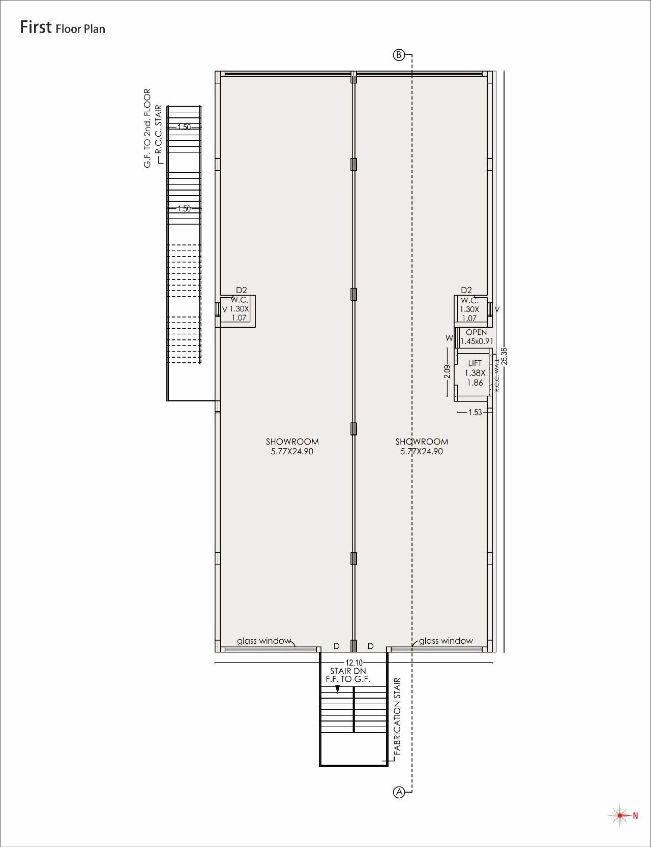Layout of real estate project Corporate Avenue located at Nana-mava, Rajkot, Gujarat