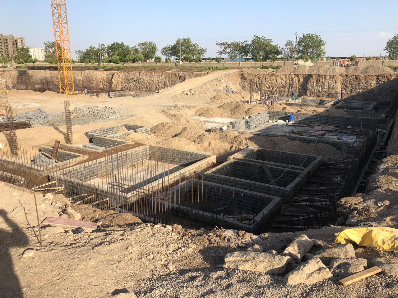 158597_const of real estate project Cosmos Heights located at Mavdi, Rajkot, Gujarat