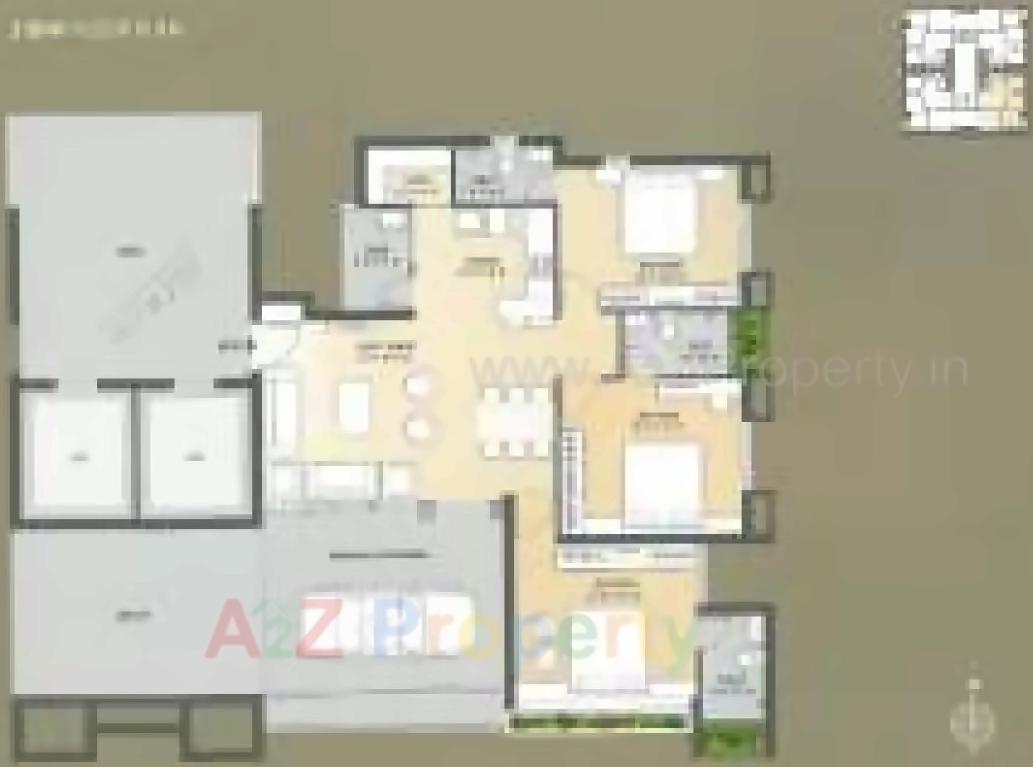 Layout of real estate project Cozy Courtyard located at Mota-mava, Rajkot, Gujarat