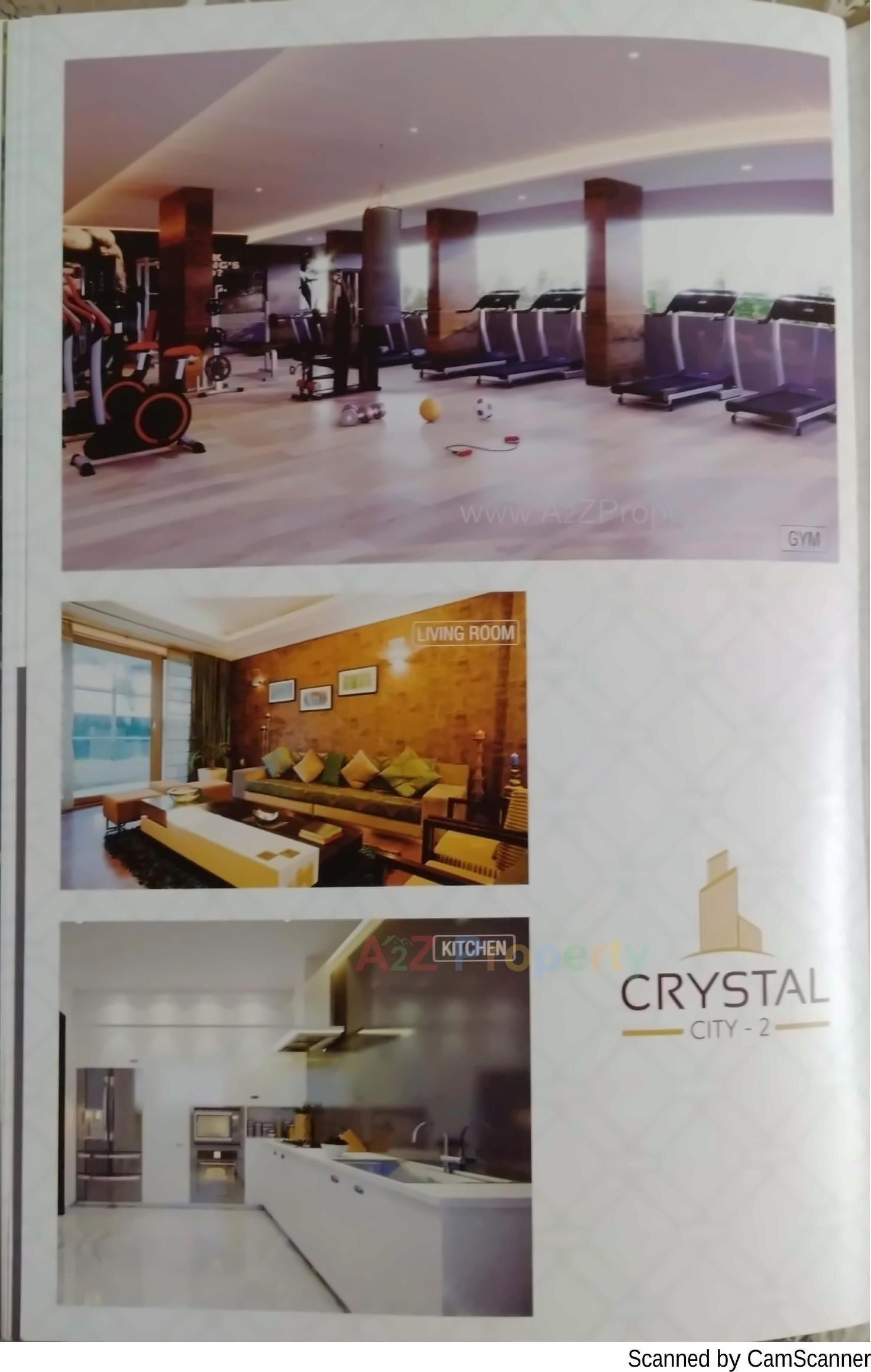 3D Elevation of real estate project Crystal City located at Rajkot, Rajkot, Gujarat