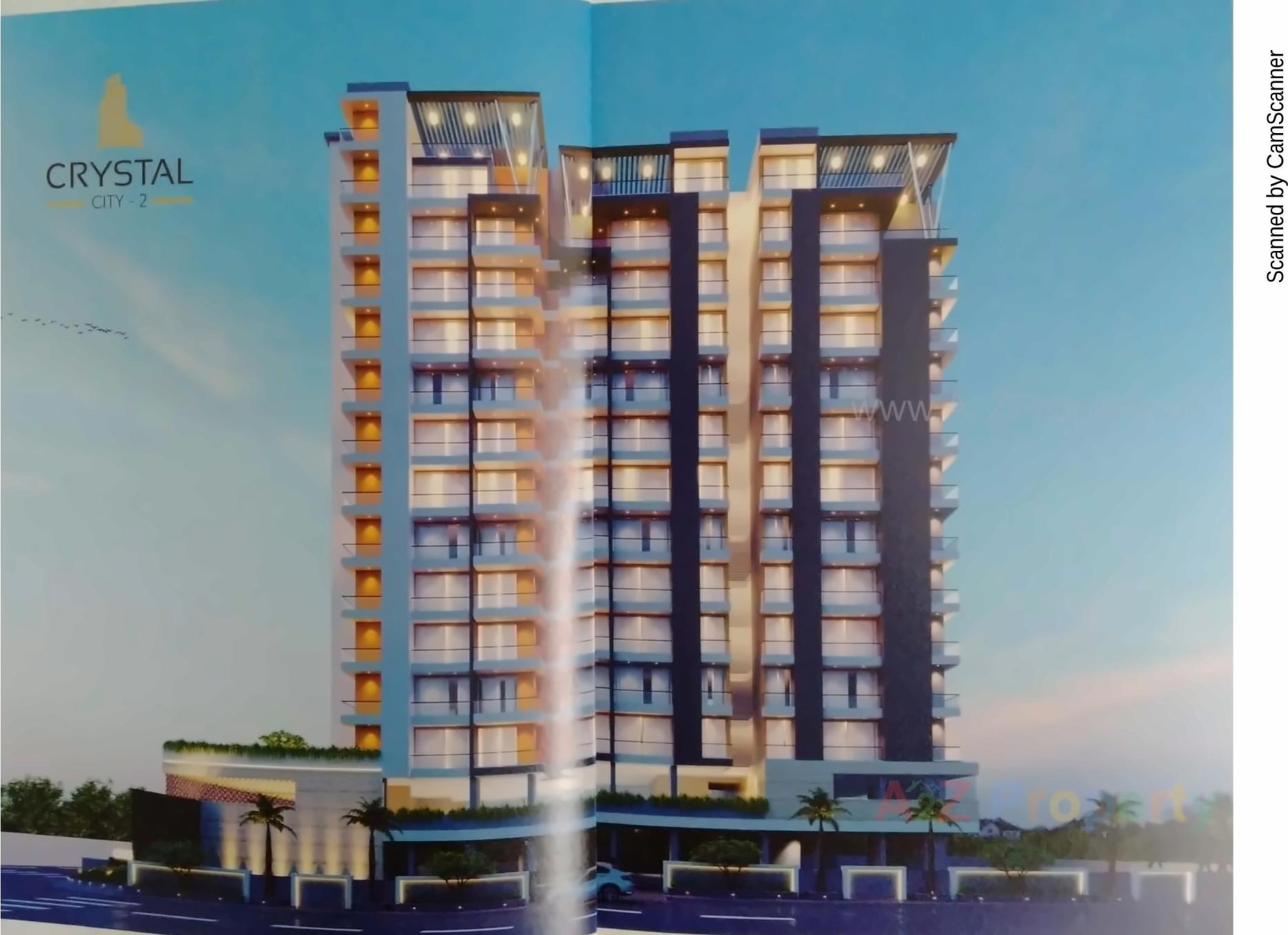 3D Elevation of real estate project Crystal City located at Rajkot, Rajkot, Gujarat