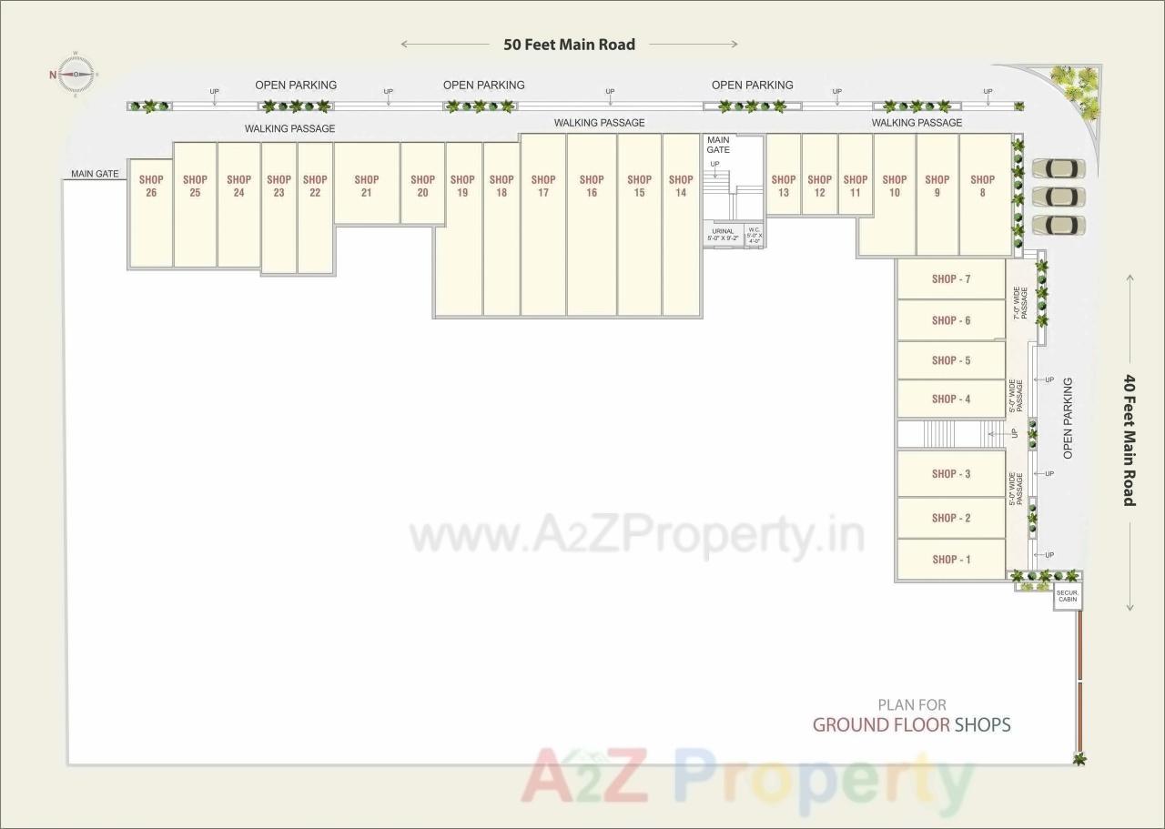 Layout of real estate project Crystal City located at Rajkot, Rajkot, Gujarat
