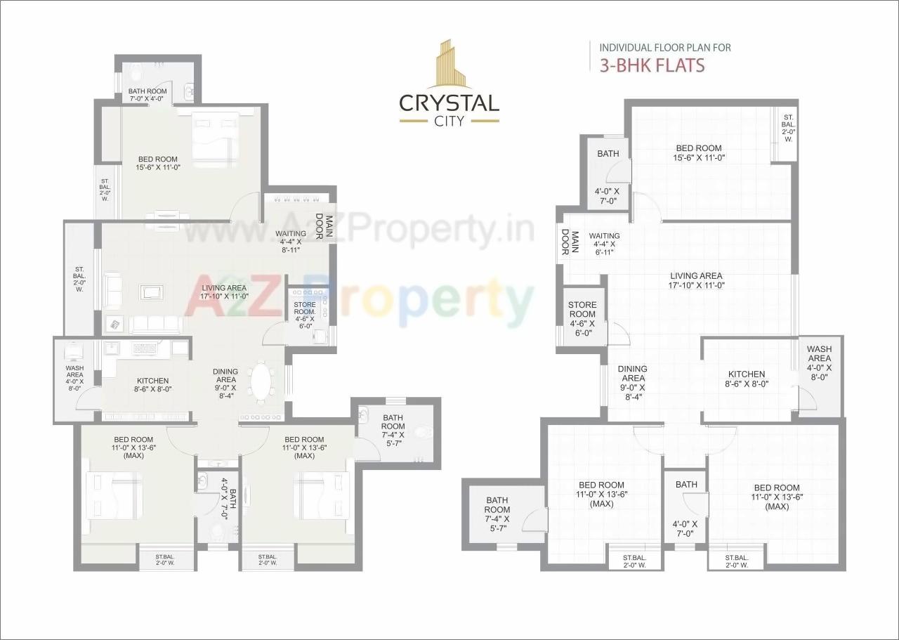 Layout of real estate project Crystal City located at Rajkot, Rajkot, Gujarat
