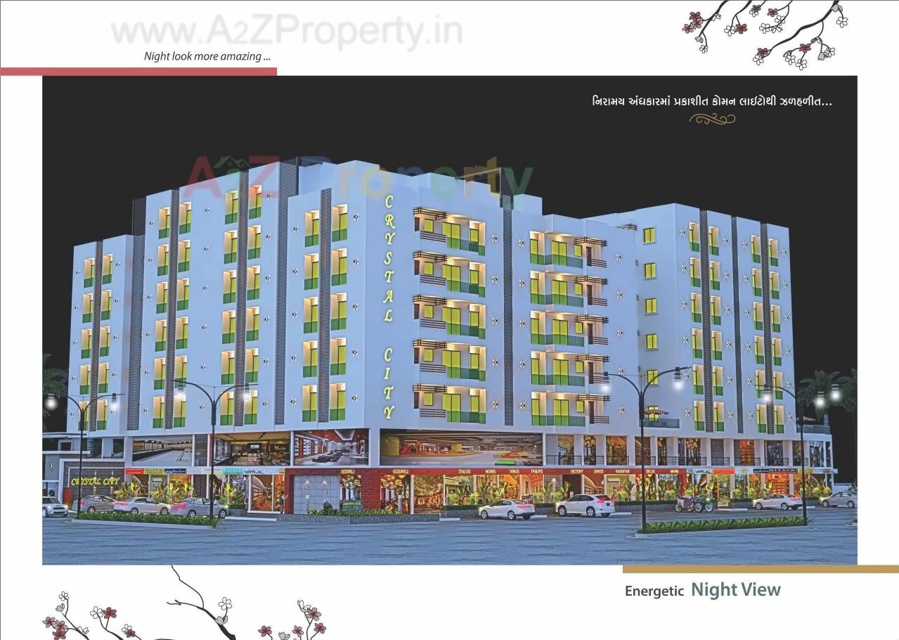 3D Elevation of real estate project Crystal City located at Rajkot, Rajkot, Gujarat