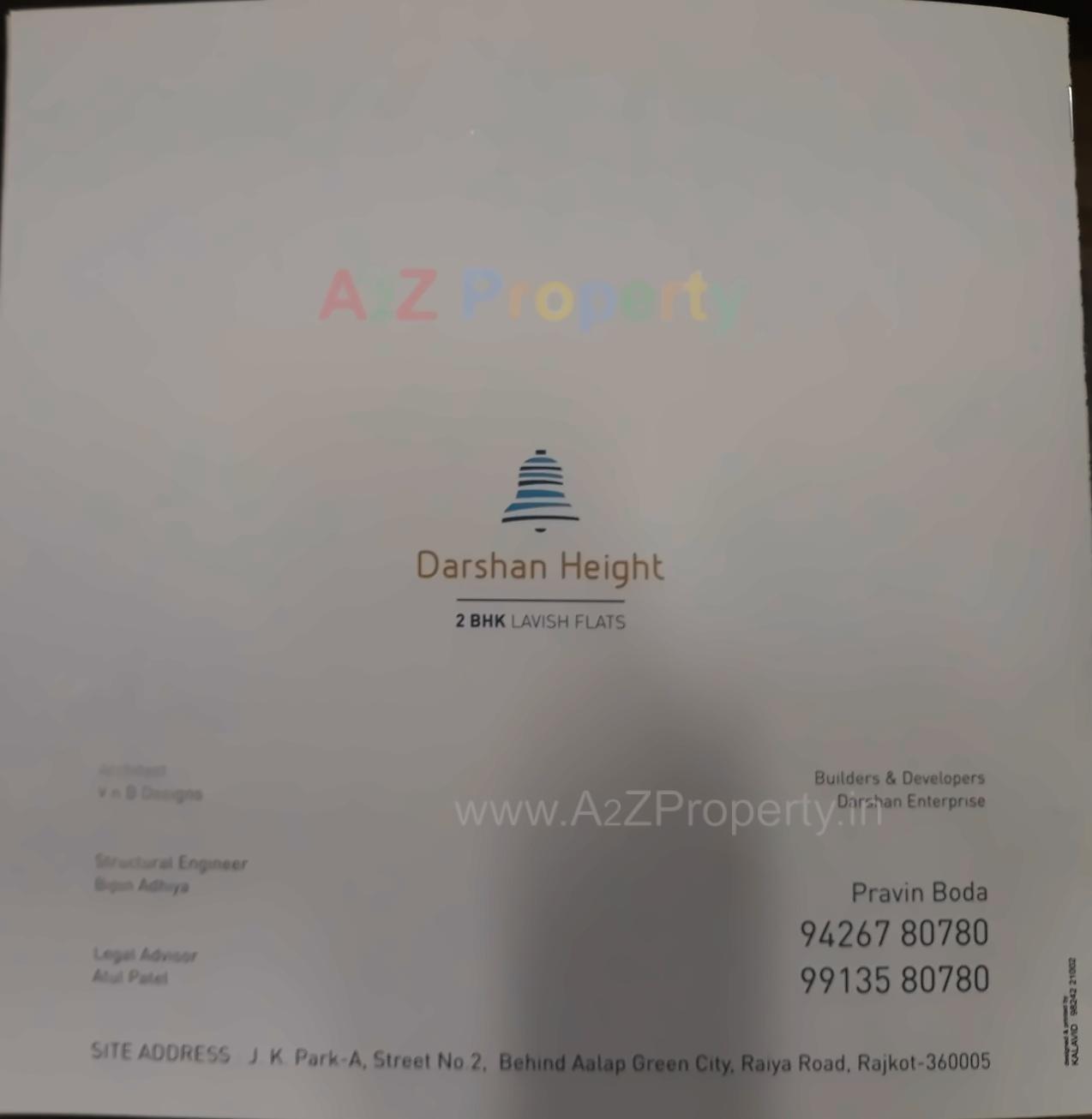  of real estate project Darshan Heights located at Raiya, Rajkot, Gujarat