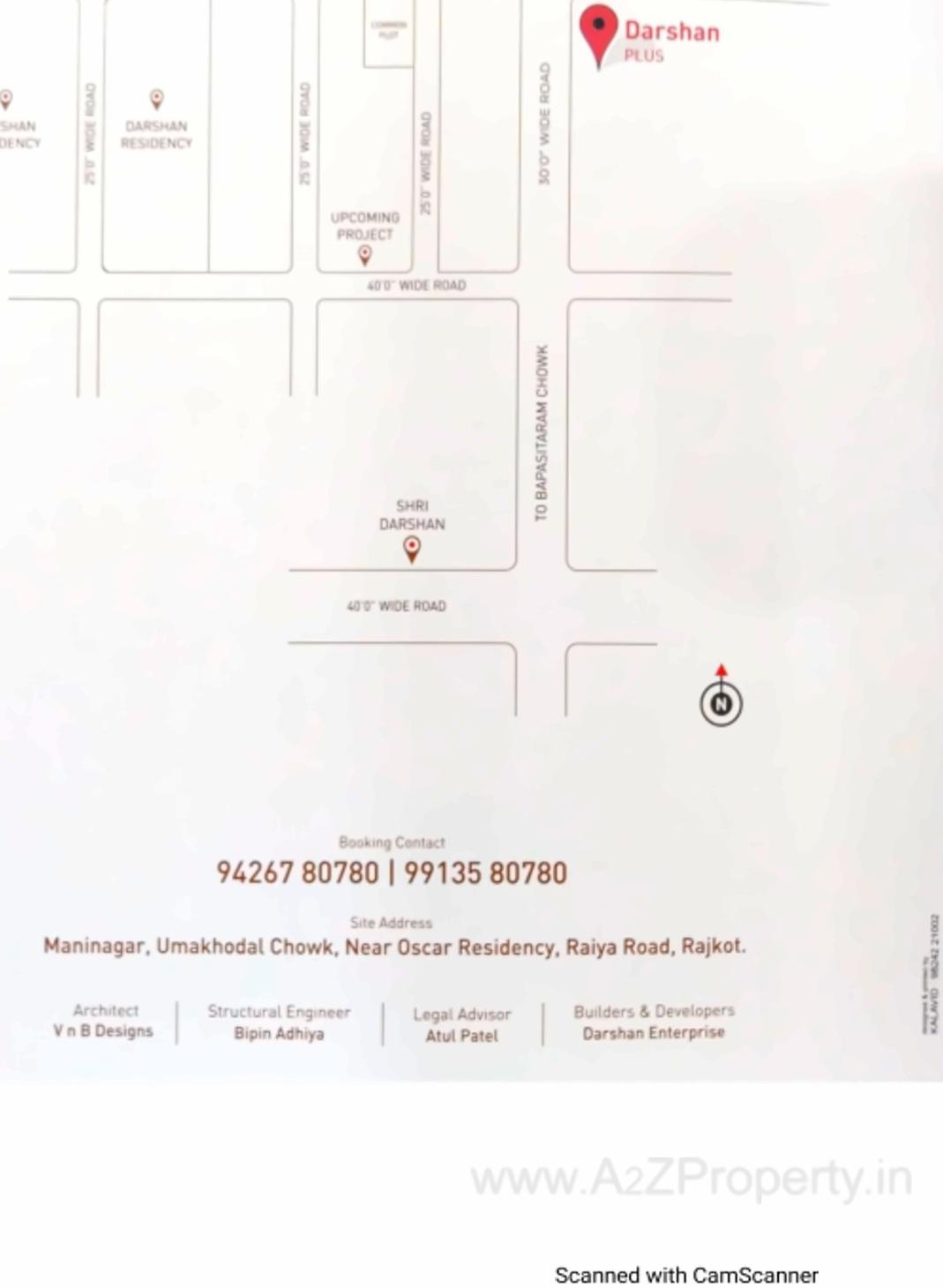  of real estate project Darshan Plus located at Raiya, Rajkot, Gujarat
