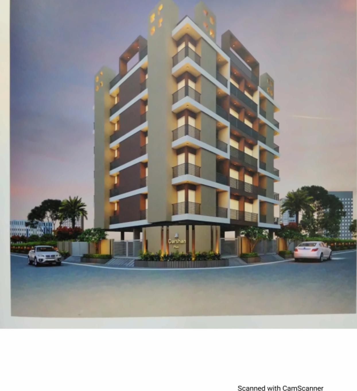 3D Elevation of real estate project Darshan Plus located at Raiya, Rajkot, Gujarat