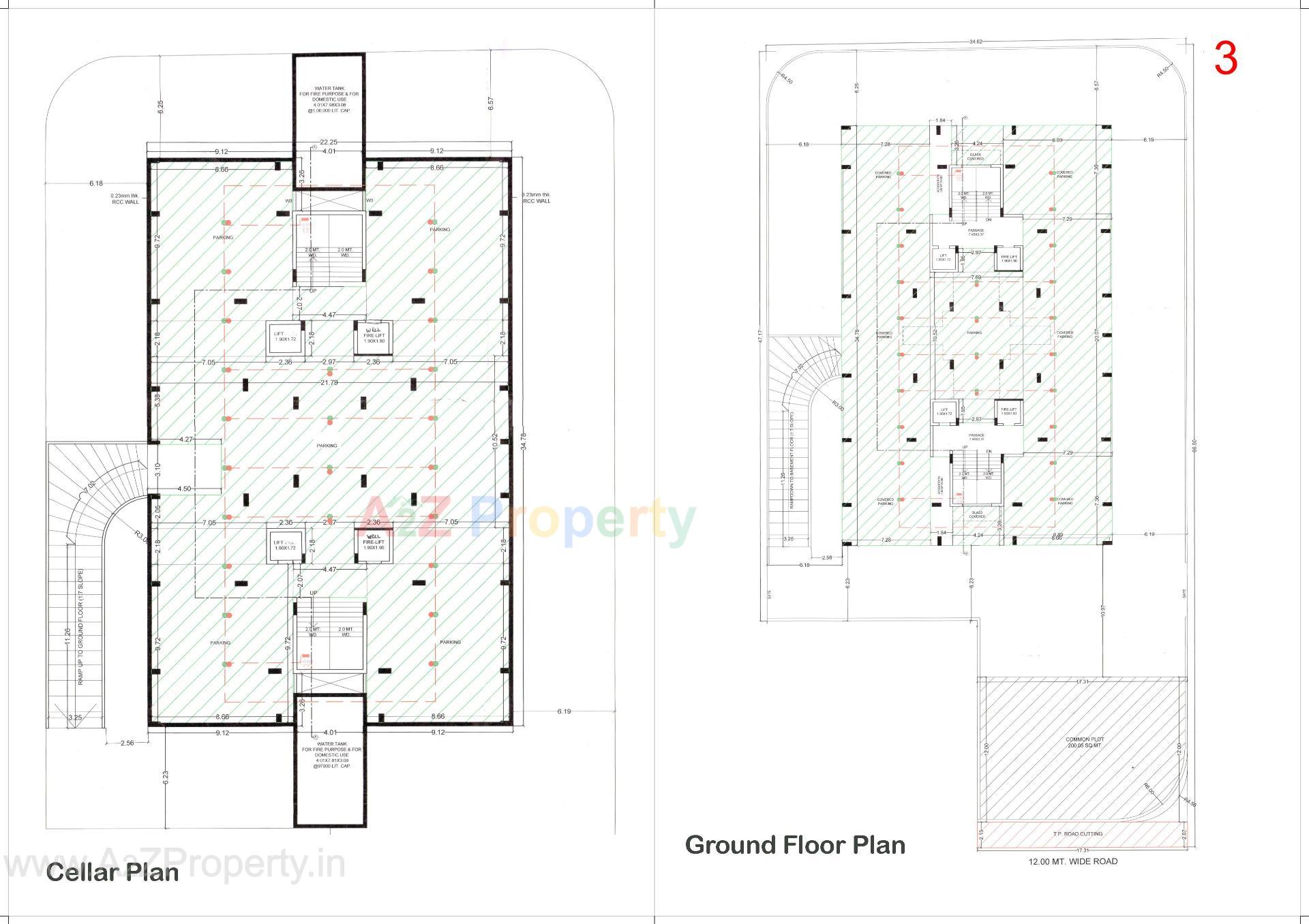 Layout of real estate project Darshan Srushti located at Raiya, Rajkot, Gujarat