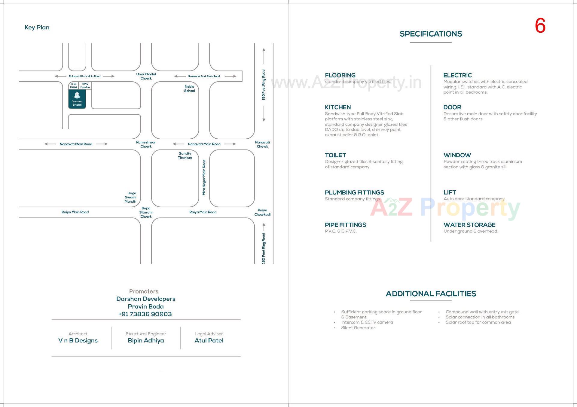  of real estate project Darshan Srushti located at Raiya, Rajkot, Gujarat