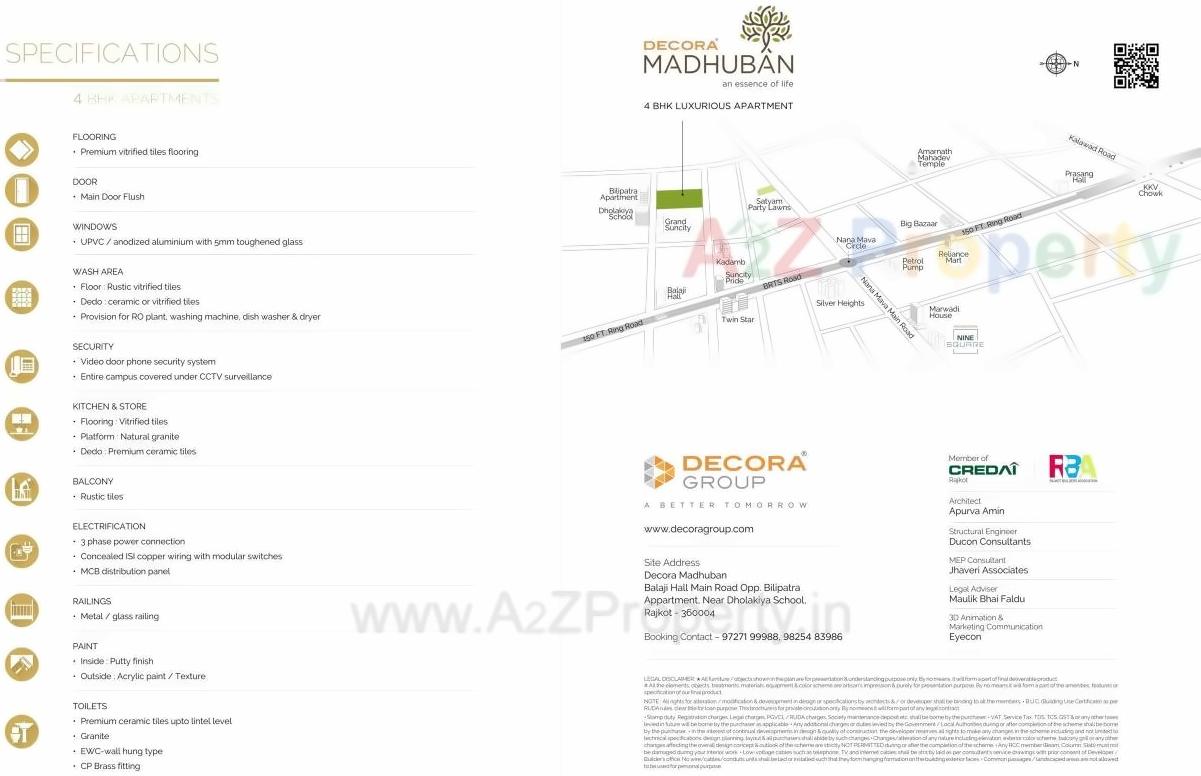  of real estate project Decora Madhuban located at Nana-mava, Rajkot, Gujarat