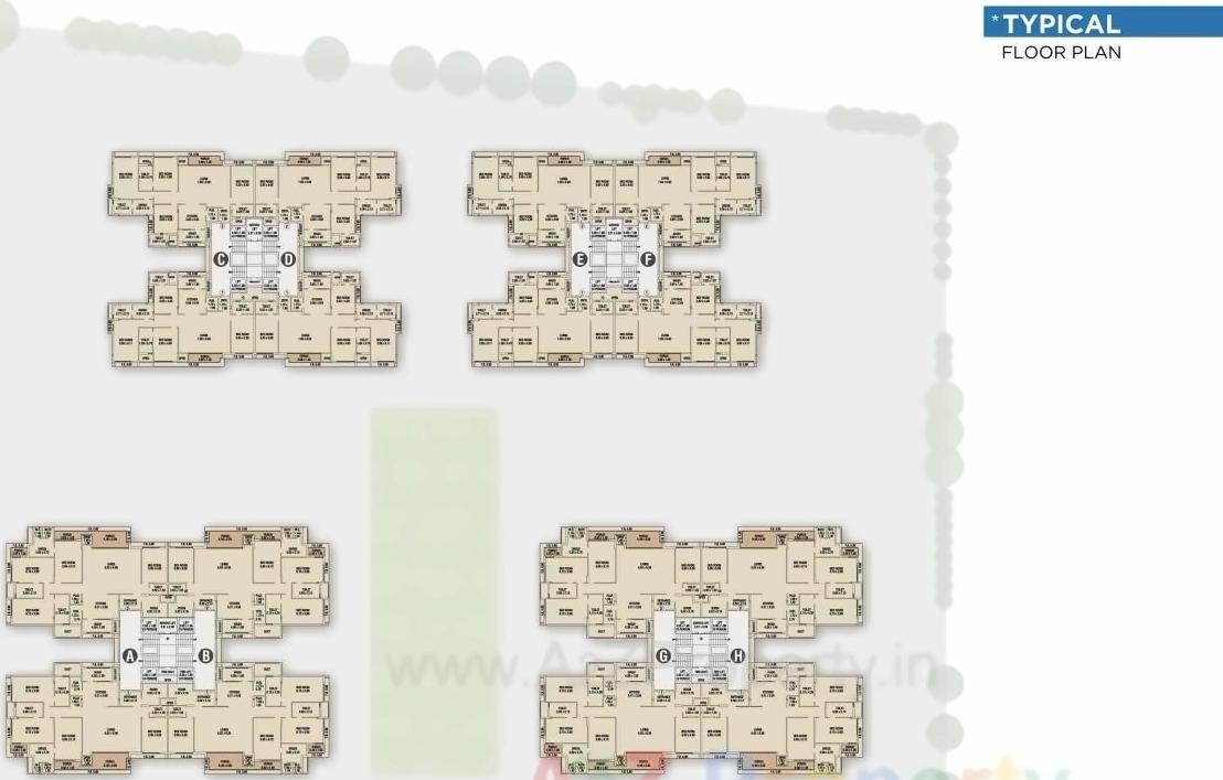 Layout of real estate project Decora World located at Munjka, Rajkot, Gujarat